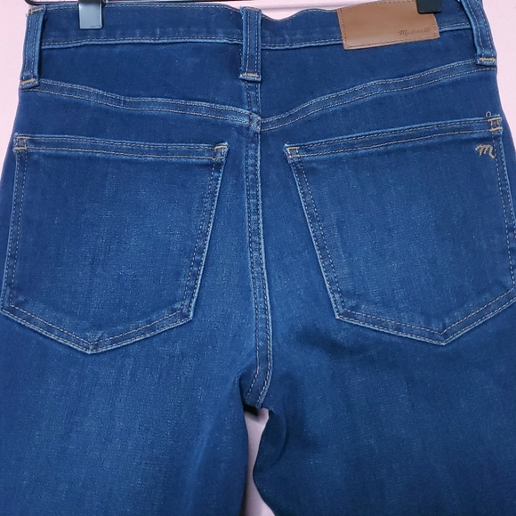 Madewell 10-inch High Waist Skinny Jeans: Button Front Edition In Cassia - Picture 11 of 16